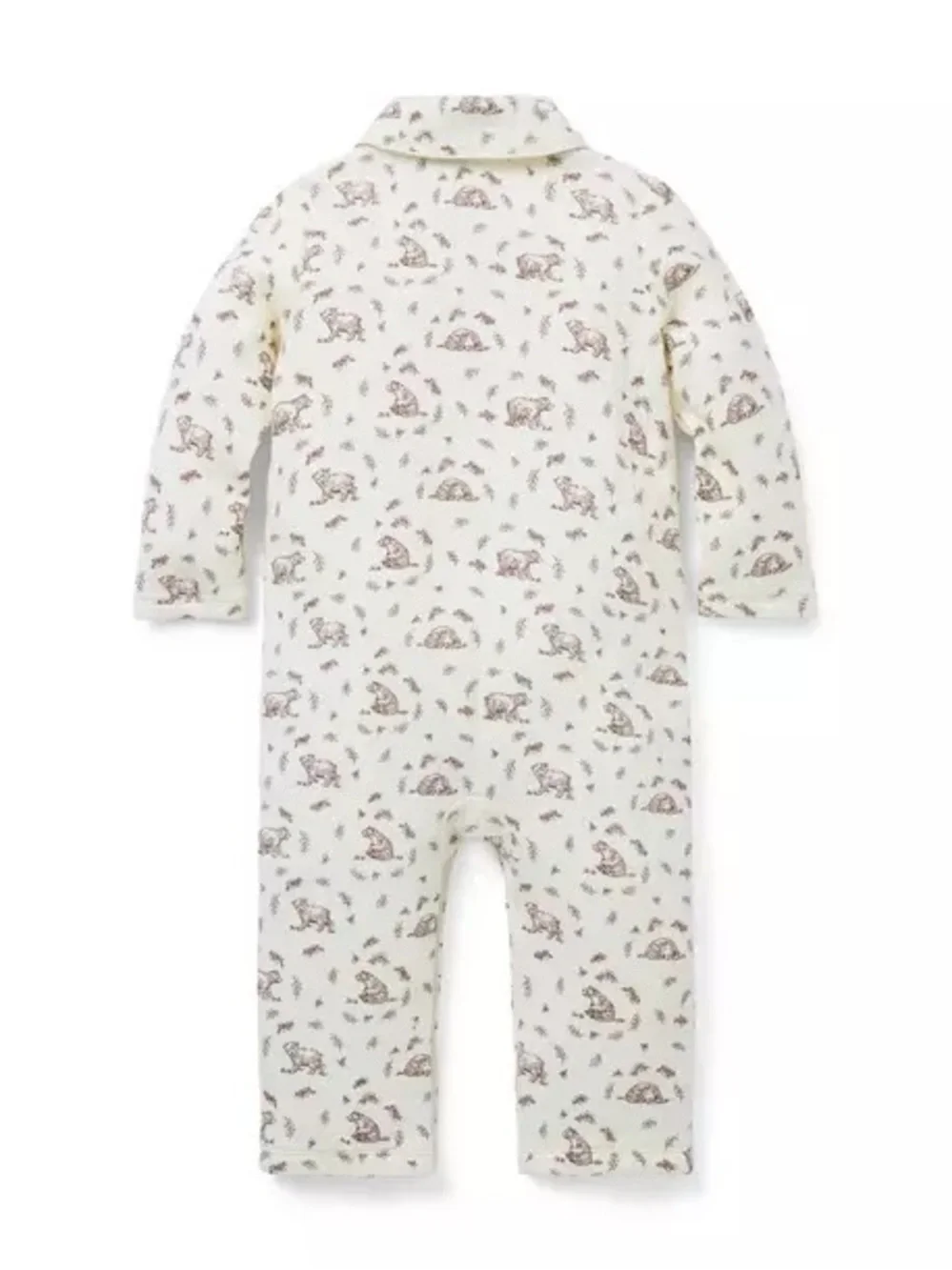 Janie and Jack Baby Quilted Bear Toile One-Piece